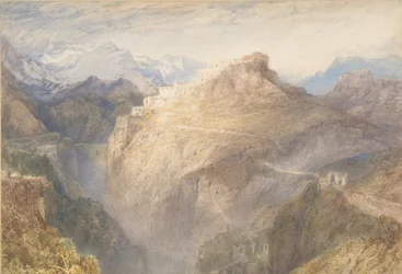 Fort von Lessillon, Val de la Maurienne, Frankreich, 1836